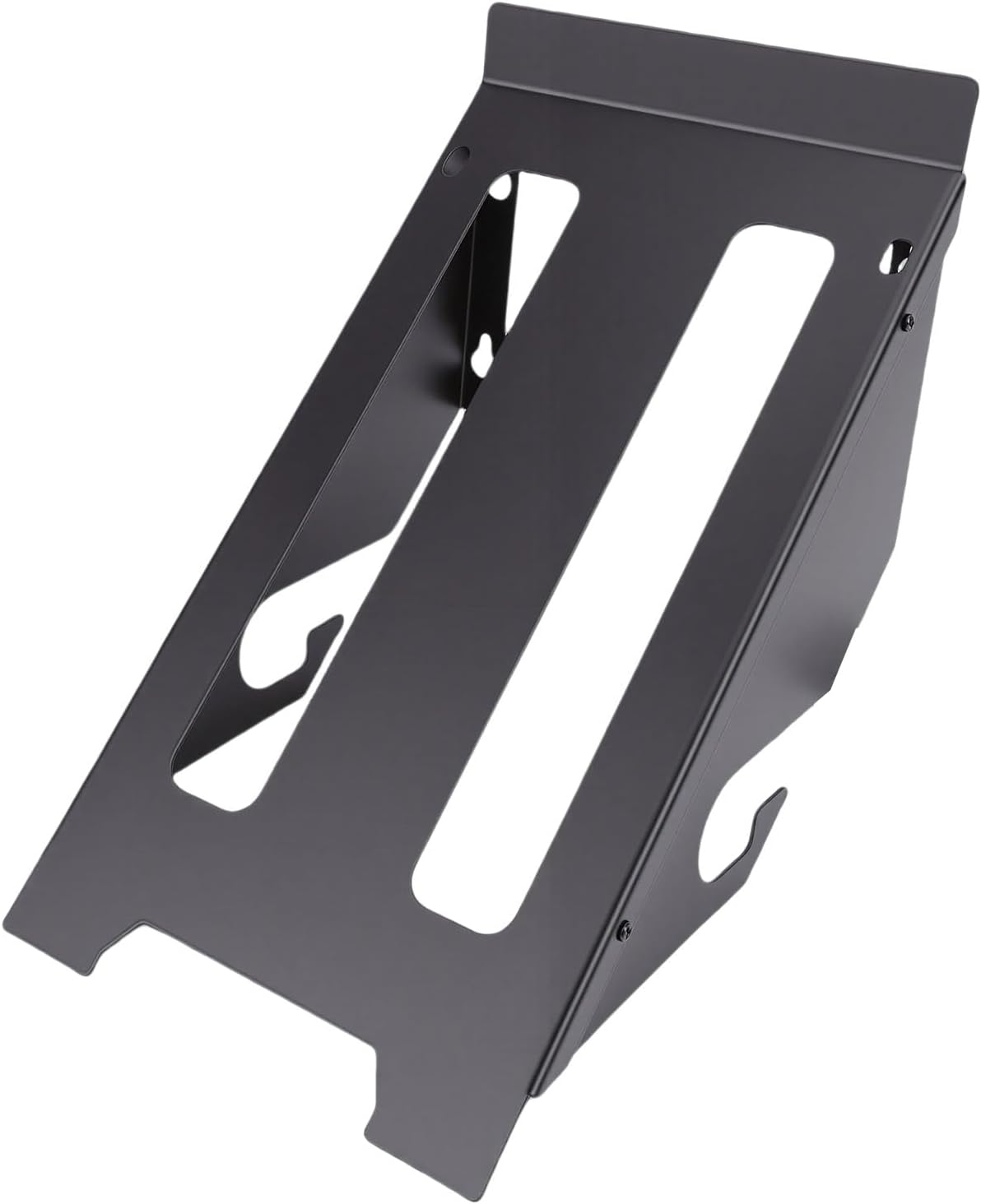 Circular Saw Holder, Heavy Duty Metal Wall Mount Storage Bracket with Powder Coated Finish, for Vertical Storage of 2 Types of Circular Saws in Garage Studio or Home