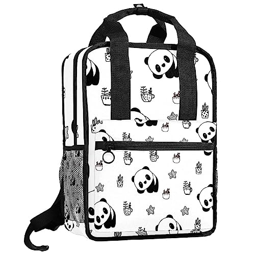 Sac à dos motif panda pour l'école primaire et les sorties en famille