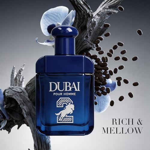 Image of AFLUXE Dubai 2 Eau de Parfum for Men, 3.4 Fl. Oz - Long Lasting Fresh Woody and Mint Fragrance, Intense Sandalwood & Citrus Men's Perfume