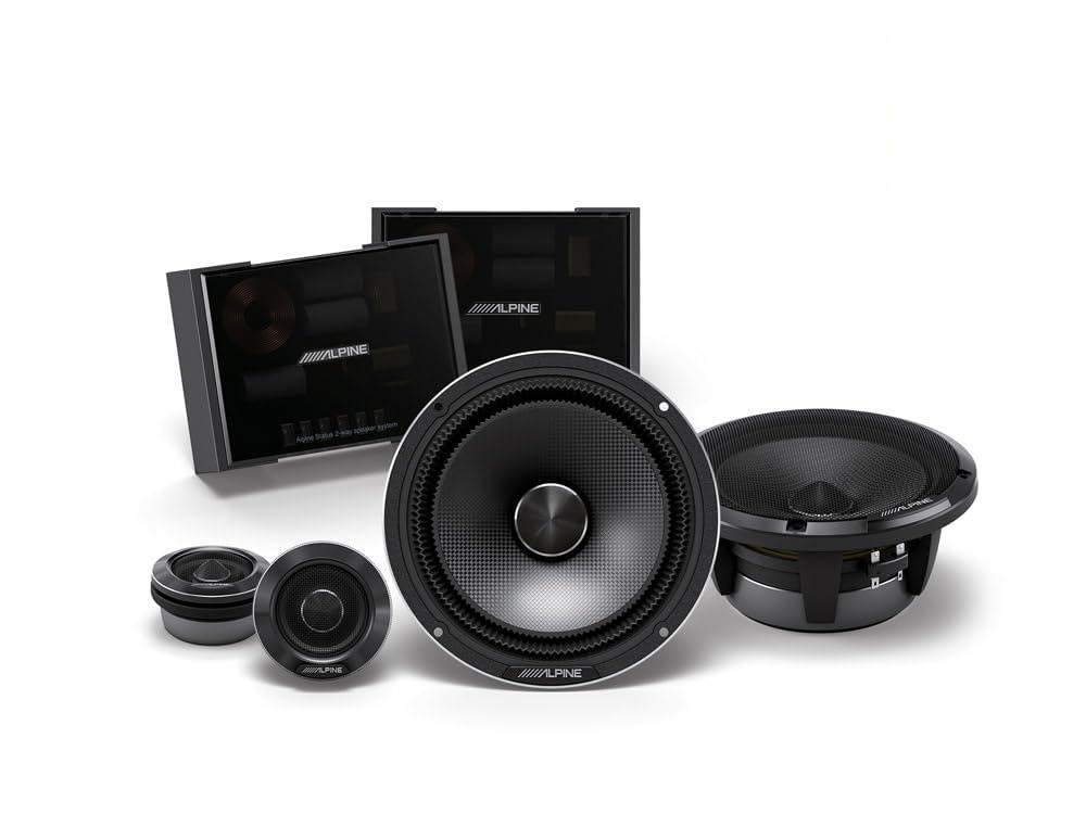 Alpine HDZ-65C Alpine Status Hi-Res 6-1/2" (16,5 cm) 2 Yönlü Komponent Hoparlör Seti