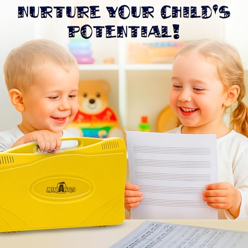 image for MINIARTIS Glockenspiel Xylophone | 25 Note Colorful Metal Keys Xylopho