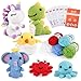 MINGOMINGO Crochet Kit for Beginners - 6 Pack Animals Amigurumi, Craft Knitting Crochet Starter Kits with Step-by-Step Video Tutorials - Animals Knitting Kit (40%+ Yarn)
