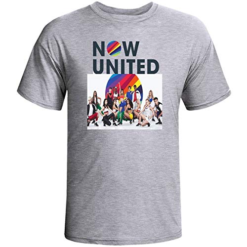 Camiseta Infantil e adulto Now United Grupo musical Musical Group T-Shirt camisa (Infantil - 12, Cin
