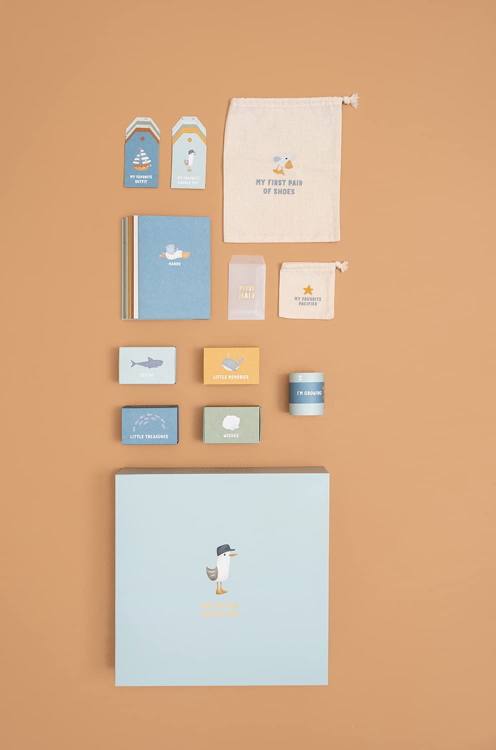 Little Dutch 4749 Erinnerungsbox - Sailors Bay blau