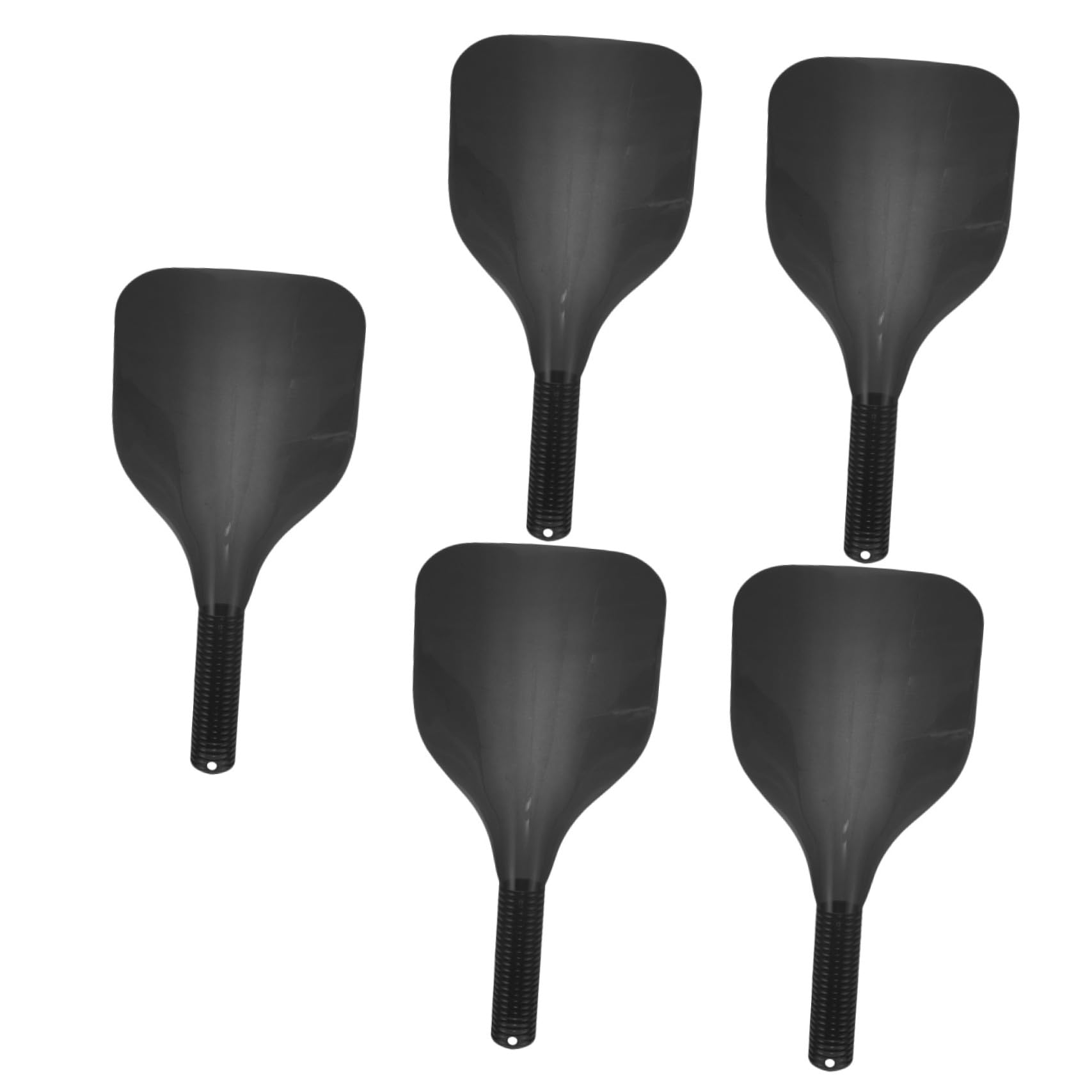FOMIYES Friseur Gesicht Abdeckung 5st Haarmaske Hair Mask Hair Film Schwarz Maske Friseurbedarf Haarstyling-gerät Trimmer Haarspray-abdeckung Haarspray-gesichtsmaske Für Den Salon Plastik Black