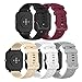 Bands Compatible with Willful/Lintelek/Letscom/Letsfit/Yamay, Veryfitpro ID205L,ID205S,ID205,ID205U,ID216,SW023,SW021,SW020 Replacement Watch Straps Soft Silicone Breathable Quick Fit Wristband
