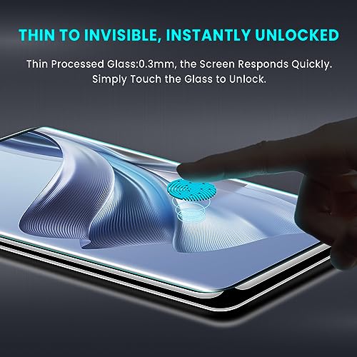 Image of ArmourPro UV Glue Tempered Glass for Reno 10, Reno 10 Pro & Reno 10 Pro Plus, Pack of 2, Curved Screen Protector, 9H Anti Scratch, Edge to Edge Coverage, HD Clarity, Easy UV Installation Kit