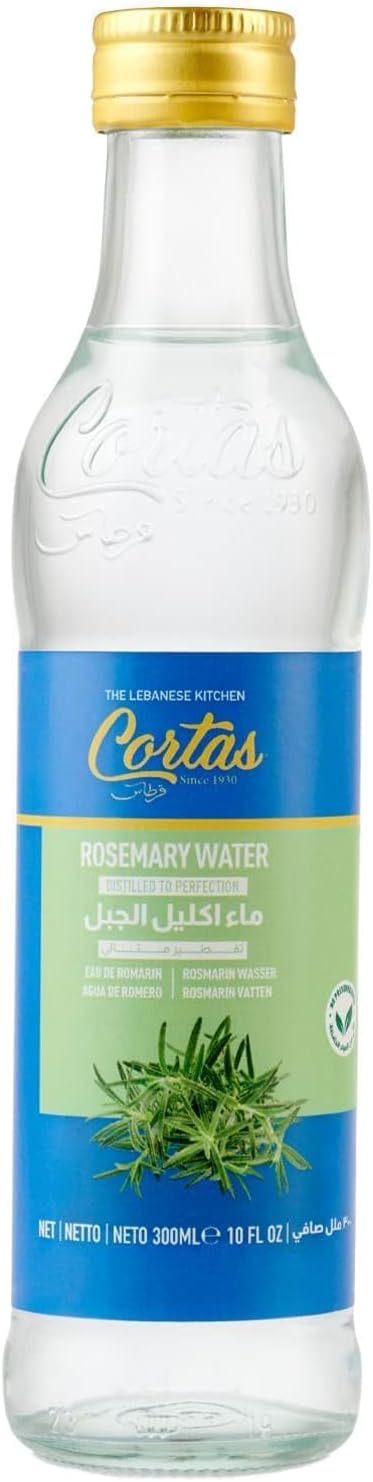 Rosemary Water Distilled to Perfection, 300ml (10 fl. oz) (Pack of 1)