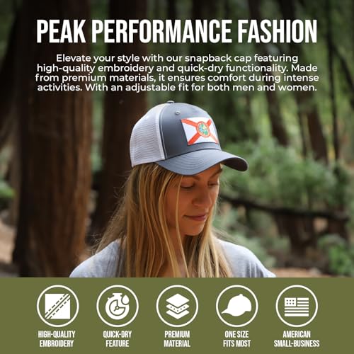 Image of International Tie State Hat for Men and Women, Adjustable Snapback Trucker Baseball Cap with Embroidered Patch