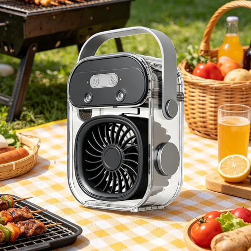Ventilateur de table à batterie pour camping et pique-nique