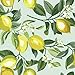 RoomMates RMK11656WP Lemon Zest Yellow and Teal Peel and Stick Wallpaper