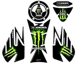 adhesivos kawasaki z800 ✅ - Grafica: Base Imitación Carbono con Acabados Gris