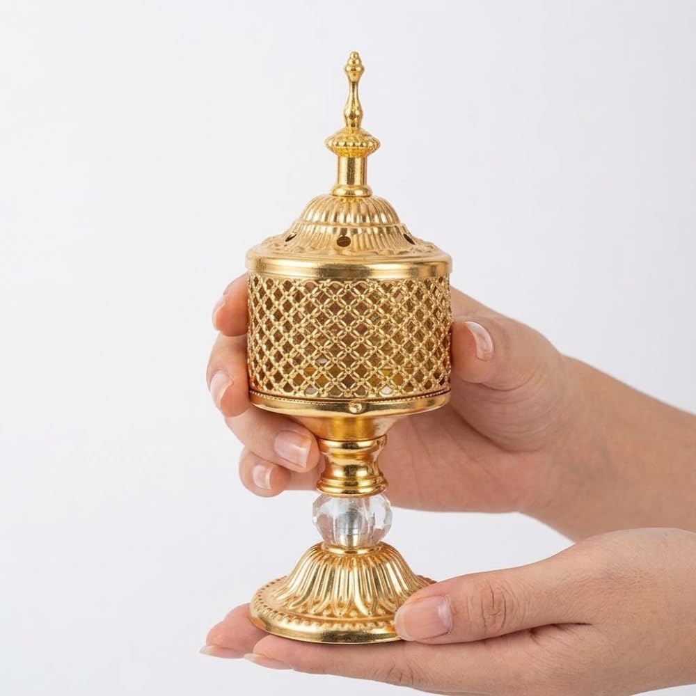 Drumstone (𝐒𝐩𝐞𝐜𝐢𝐚𝐥 𝟏𝟓 𝐘𝐞𝐚𝐫𝐬 𝐖𝐚𝐫𝐫𝐚𝐧𝐭𝐲) Arabian Electric Incense Burner, USB Rechargeable Bakhoor Burner, Oudh & Frankincense Aroma Diffuser, Flameless Portable Incense Warmer-picture-12