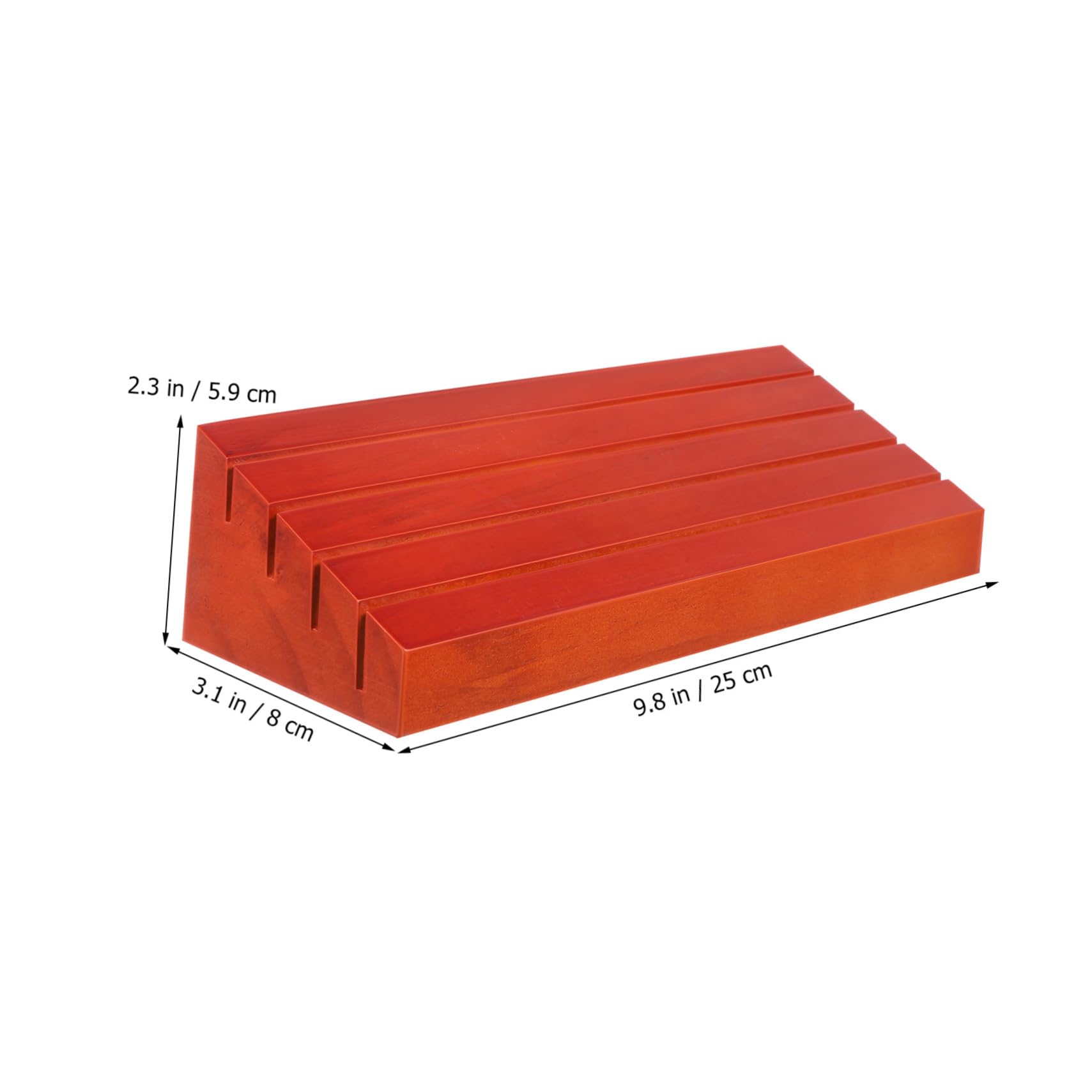 ORFOFE Elegant Wood Construction Playing Card Holder 2pcs Card Deck Holder for Poker Display
