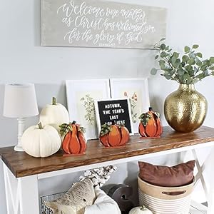 Woodenpumpkinsignsetof3woodautumntabletopcenterpiecefallharvestthanksgivinghalloweendecorrusticpumpkinsstandingblockstabledecorationforhomeparty Urban Country Home Decor Wooden pumpkin sign set of 3 wood autumn tabletop centerpiece fall harvest thanksgiving halloween decor rustic pumpkins standing blocks table decoration for home party urban country home decor