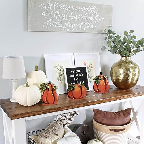 Woodenpumpkinsignsetof3woodautumntabletopcenterpiecefallharvestthanksgivinghalloweendecorrusticpumpkinsstandingblockstabledecorationforhomeparty Urban Country Home Decor Wooden pumpkin sign set of 3 wood autumn tabletop centerpiece fall harvest thanksgiving halloween decor rustic pumpkins standing blocks table decoration for home party urban country home decor