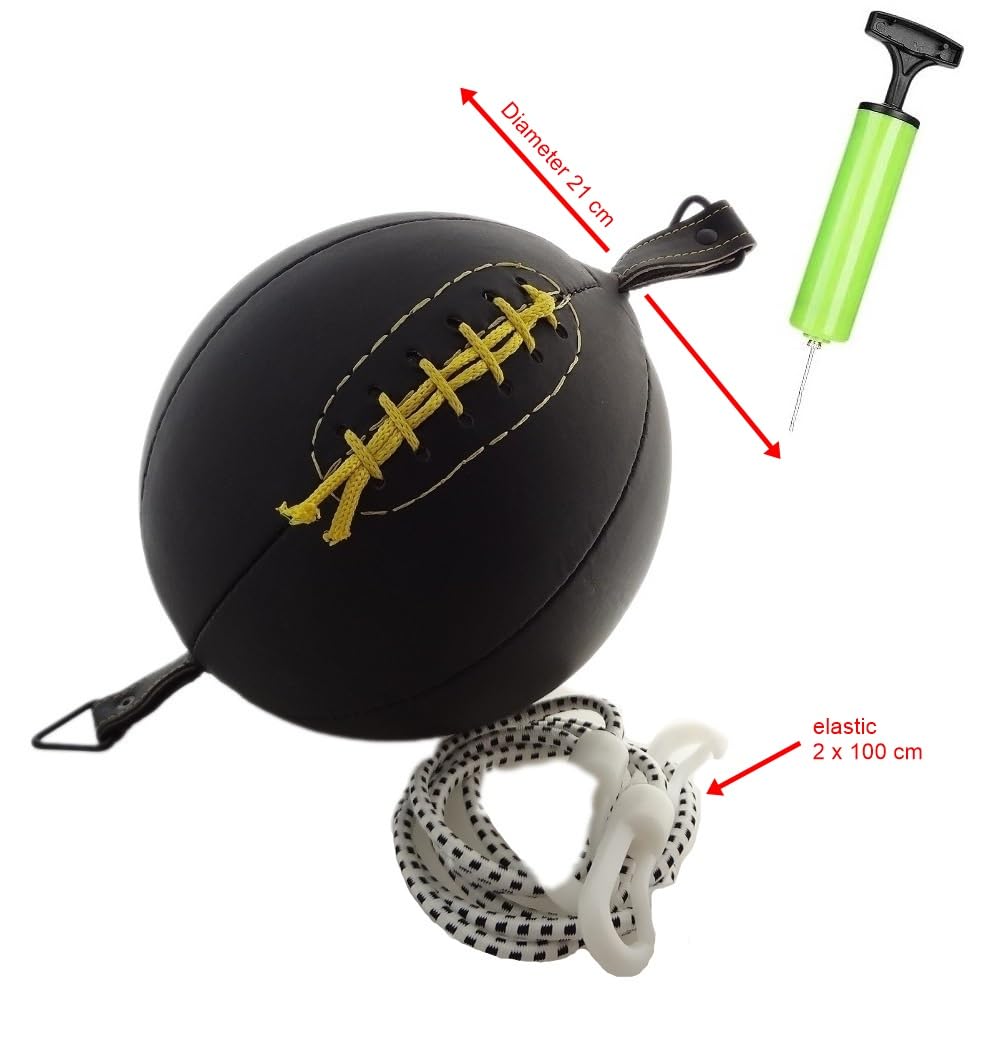 Boule tendue boule française élastique pour entraînement sac Muay Thai Boxe Kick MMA Sanda Double Hand Ball