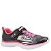 Skechers Kids Pepsters Colorbeam Sneaker (Little Kid/Big Kid),Black/White/Pink,3 M US Little Kid