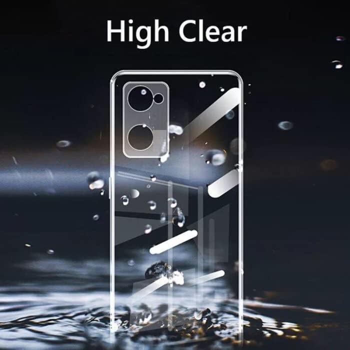 Image of NISHTECH for Realme 10 Pro 5G Premium Transparent Hybrid Soft Slim Dust Proof Back Case Cover Silicone with Camera Protection