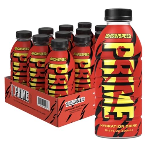 PRIME Hydration Special Edition | Sports Drinks | Electrolyte Enhanced for Ultimate Hydration | 250mg BCAAs | B Vitamins | Antioxidants | 2g Of Sugar | 16.9 Fluid Ounce | 12 Pack