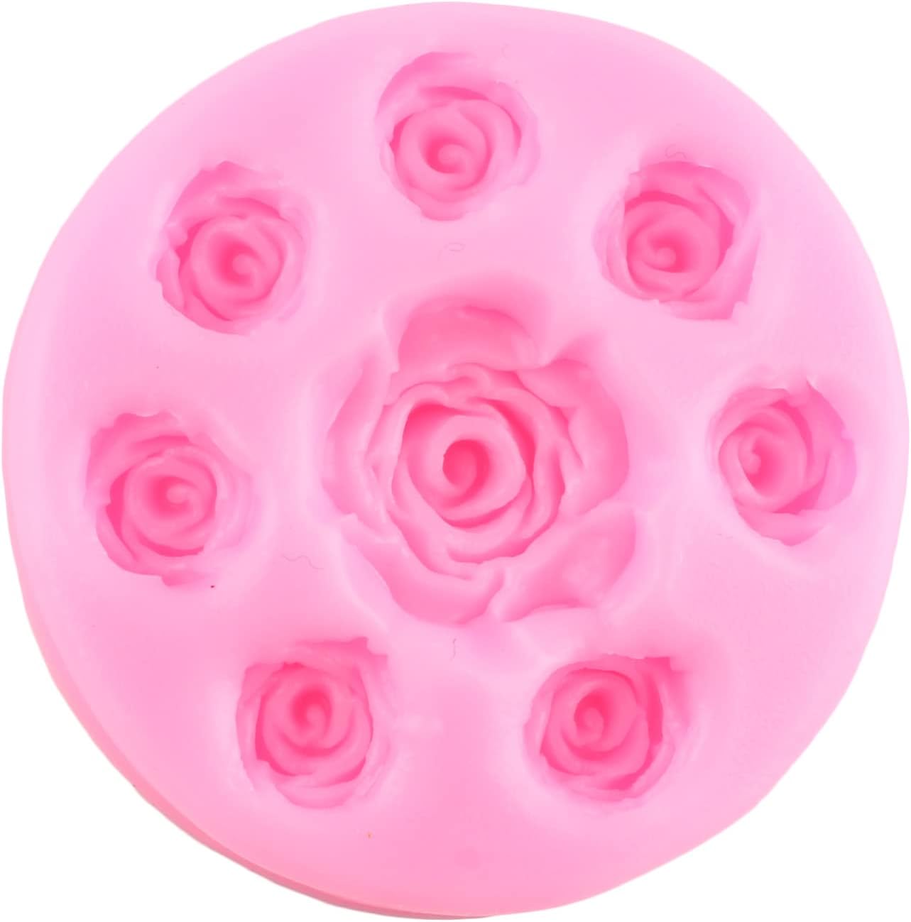 Mujiang Rose Flower Silicone Molds Daisy Fondant Mold Flower Orchid Cake Decorating Molds Set Of 4
