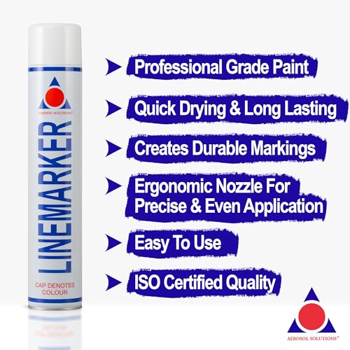 line marker grass and road spray paint athletic field striping paint spray -white 26 fl oz pack of 1