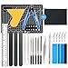 Produktbild X SIM FITNESSX 22 Stück DIY Bastelwerkzeug Basic Tools Werkzeuge Kraft Handwerk Set Feilen Werkzeuge Set für Auto Modell Bausatz DIY Reparatur Fix Kit Specksteine Gundam Modell Werkzeuge