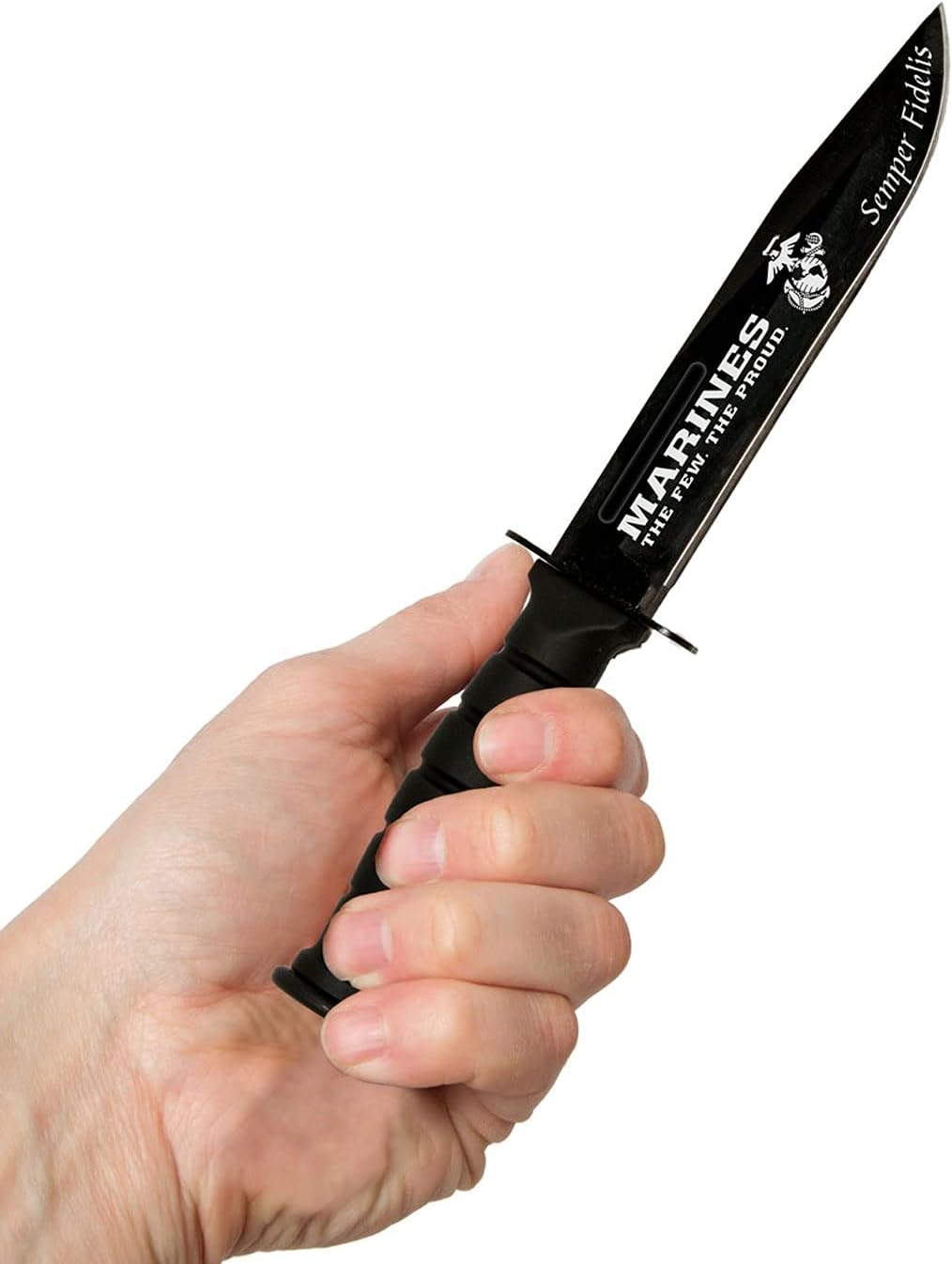 Military Gift Shop Miniature USMC Fighting Knife Letter Opener - Functional Marine Corps Desk Accessory - Marine Corps Gifts - Disabled Vet Owned Business - Mini KaBar Knife