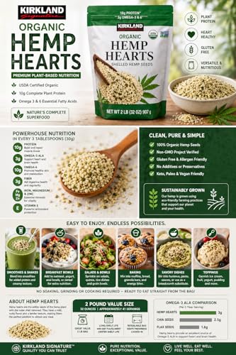 Image of Kirkland Signature Organic Hemp Hearts