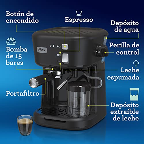 La mejor comparación de Cafetera Oster Espresso y Capuccino que puedes comprar esta semana. 9 Cafetera Oster Espresso y Capuccino marca Oster (3)