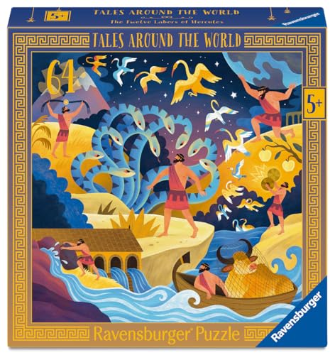 Ravensburger - Puzzle Enfant 64 pièces - Les Douze travaux d'Hercule