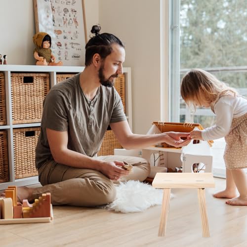 Tabouret en bois pour changer de chaussures dans l entree - 3