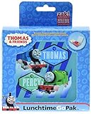 Zak! Designs GoPak Lunch Box Divided Food Storage Container featuring Thomas & Friends, Break-resistant and BPA-free Plastic