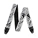 Jim Dunlop I Love Dust Black & White Vortex Guitar Strap (ILD02)
