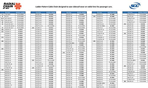 Security Chain Company Sc1032 Radial Chain Cable Traction Tire Chain - Set Of 2 #TOP3