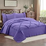 Couvre-lits multifonctions : Nos ensembles de couvre-lits doubles peuvent servir de couette au printemps et en automne, et en été lorsque la climatisation est activée. Ils agrémentent parfaitement votre lit, votre canapé ou votre salon