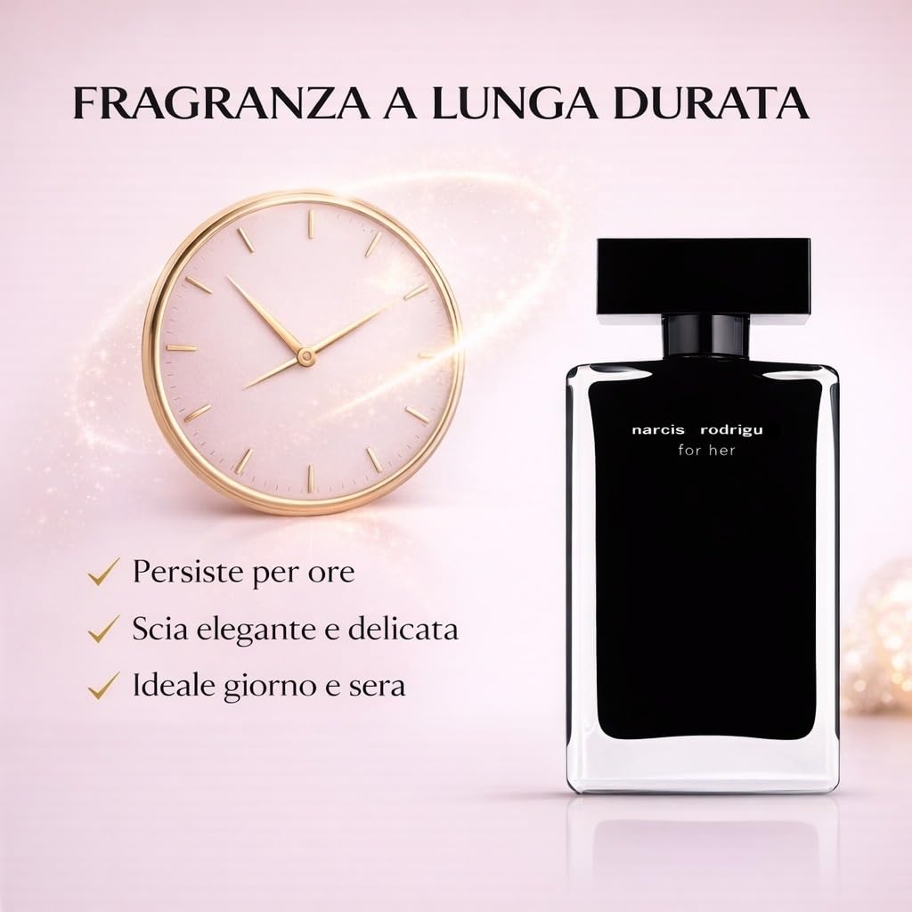 Narcis for Her Eau de Toilette, długotrwały zapach dla kobiet, 50 ml