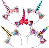 💐【6 DISEÑOS DIFERENTES】 - Este juego de 6 diademas de incluye colores y estilos diferentes, es más divertido y tiene más opciones para diferentes fiestas. Es un gran compañero para que usted y sus hijos disfruten de los momentos felices.