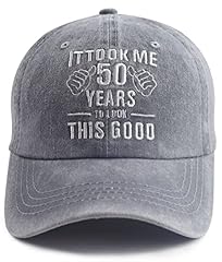 50th Embroidery Gray