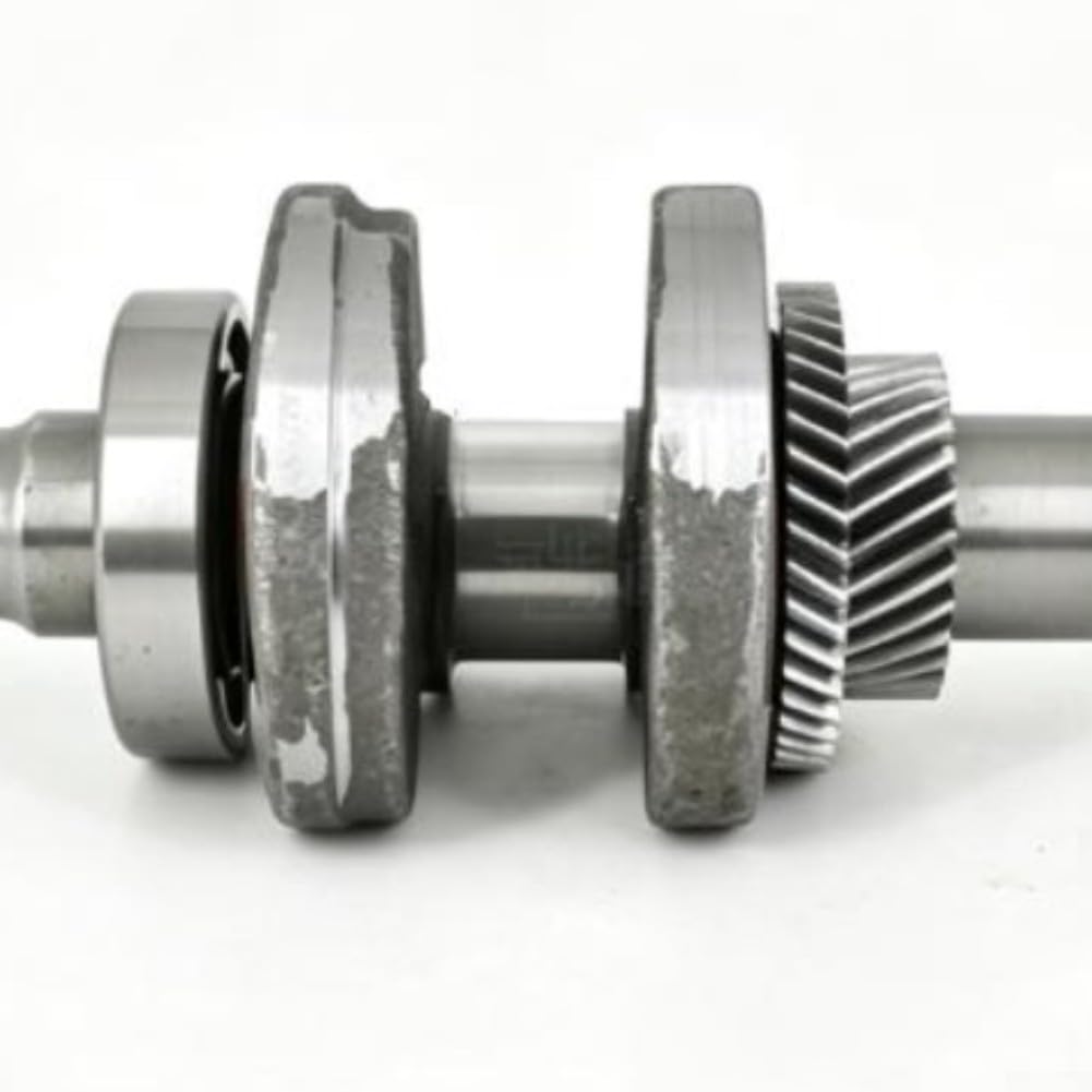 Cigüeñal para motor GX390 188F - Componente de acero diseñado con precisión para kit de reparación de piezas de motor de generador compatible con maquinaria de plantas, tono plateado
