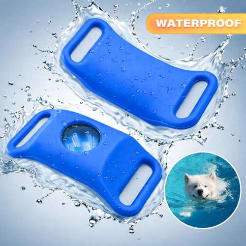 Image of FurLife Flea & Tick Protection Pet Tag - Waterproof Collar Pendant for Dogs & Cats | Safe & Lightweight for All Breeds - (Blue)