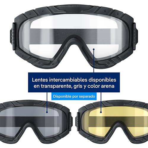 Miniatura 3 de Dräger X-Pect 4800 Gafa De Visión Completa Antipolvo Y Antivaho, Para Usuarios De Gafas Para Obras, Laboratorios, Talleres Lente De Policarbonato Resistente A Los Arañazos Y A Las Roturas Negro