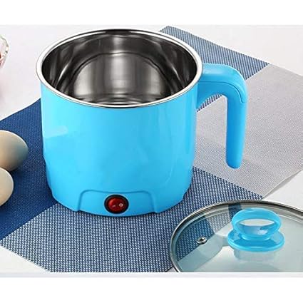 Heroic Stainless Steel Student Mini Rice Cooker Portable Low-Power Multi-Function Electric Cooking Pot (Multicolour, 1.8 L)