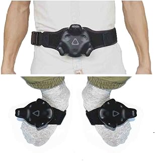 JADERY vive tracker straps and belt 3 in 1 vr full body tracking tundra tracker straps (3 in 1, Black)