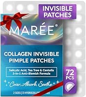 MAREE Invisible Pimple Patches - Clear Pimple Patches for Face - Hydrocolloid Acne Patches Anti Blemish - Zit Stickers for Face - Parches Para Acne - Pinple Zit Patches Pimple Stickers - 72 Dots