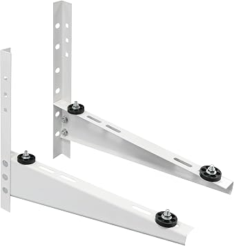 Mini Split Wall Mounting Bracket Heavy DutyUniversal Fit for 9000-18000 BTU Ductless Air Conditioners & Heat Pumps, Holds Up to 330 lbs for Outdoor HVAC Compressor