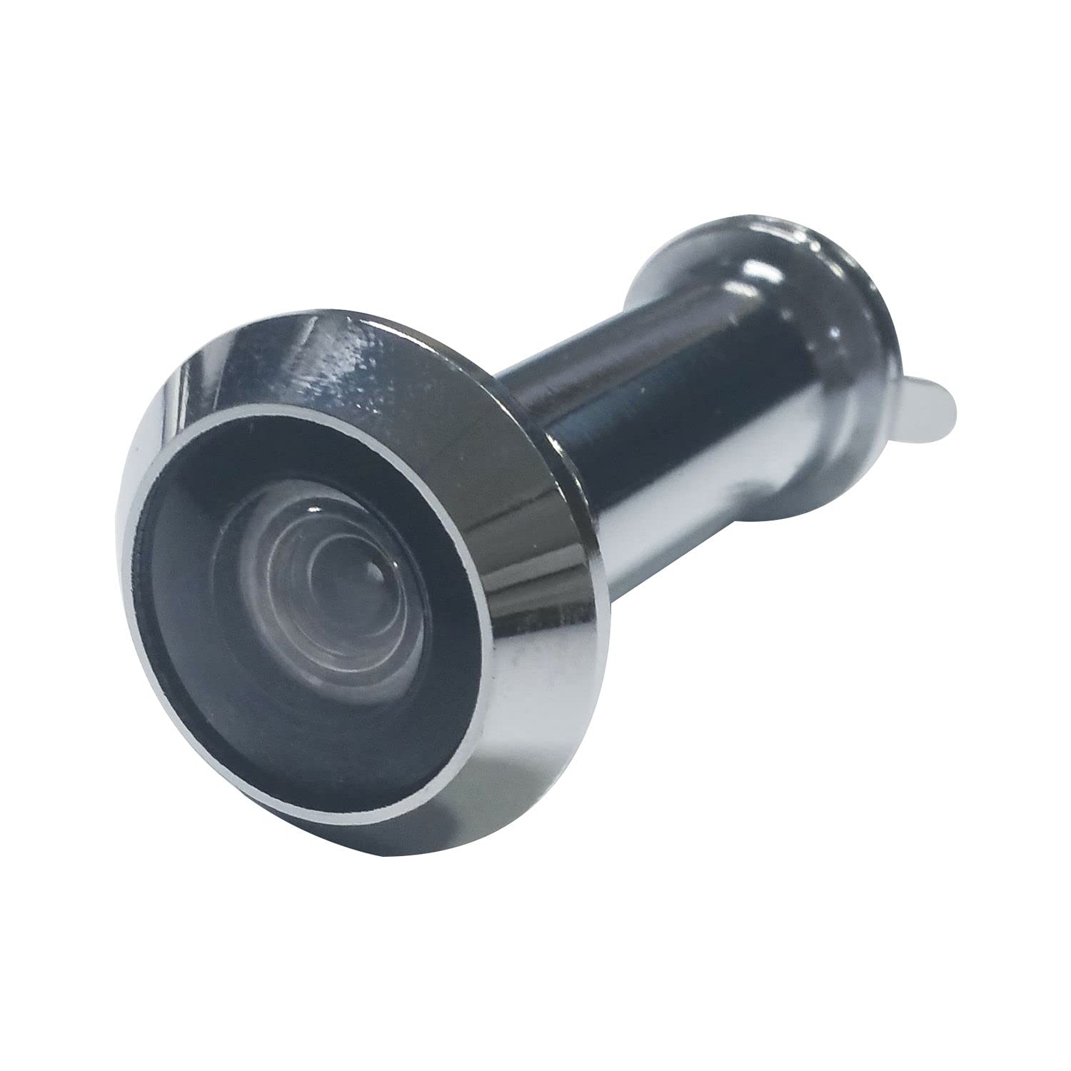 VASALAT 1188 Sal-Cromo Door Viewer Diameter 14 mm Wide Angle 200° TS 35-55 mm Chrome-Plated Brass, Silver