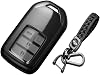 Honda Key Case, Key Holder, For HONDA, 2 - 6 Buttons, Residence, Honda 2015 - Upcivic Accord Fit Pilot CR-V, Etc., Ultra Lightweight, Drop Prevention, Dustproof, Shockproof, Two Color Black