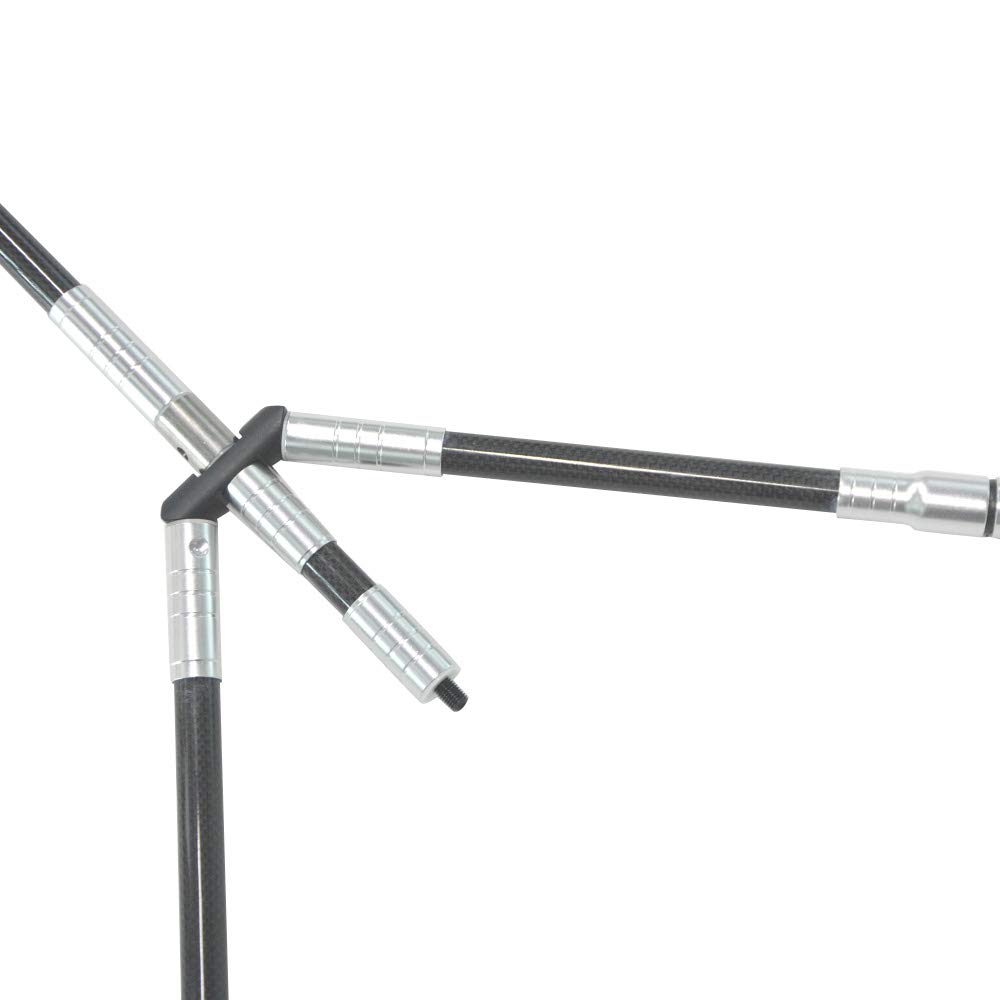 Barre D'Équilibre Latérale 10 Pouces Pour Arc à Poulies Et Classique - Stabilisateur Anti-Vibrations En Acier Inoxydable Et Carbone