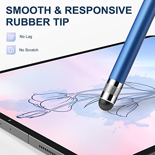 Stylus Pens For Touch Screens - Meko 3Packs Universal Stylus Black Ink Pens 2 In 1 Stylist Pens For Ipad/ Iphone/ Tablet/ Laptops/ Samsung Galaxy All Capacitive Touch Screens #TOP1